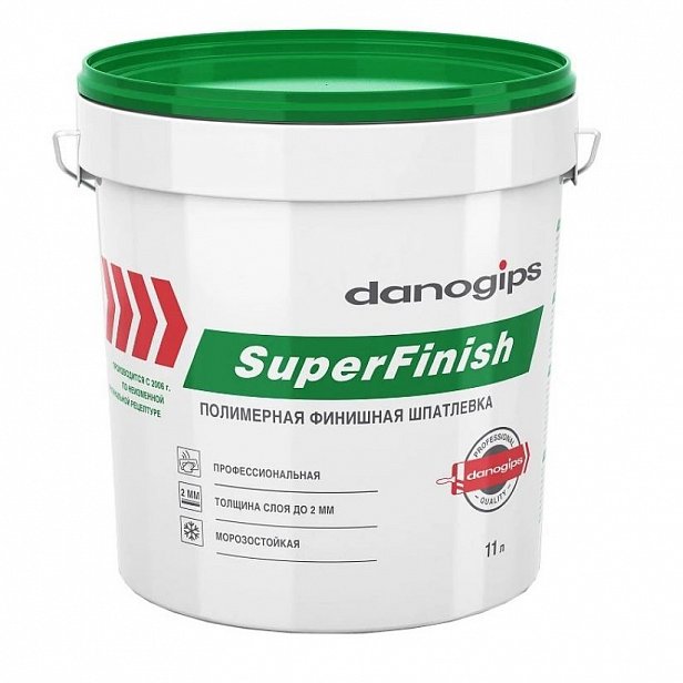 Шпатлевка Danogips SuperFinish 18,1кг/11л
